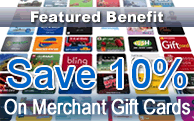 Save 5% On Merchant Gift Cards