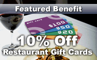 Restaurant Gift Cards and Free Bonus Offers