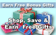 Shop, Save & Earn Free Gifts