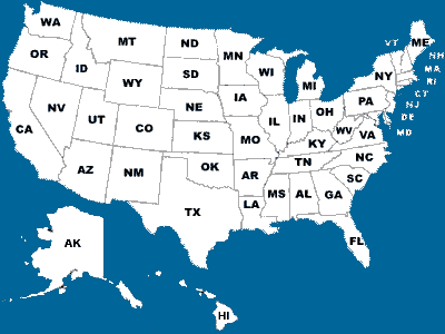 Click on your state to find your benefit