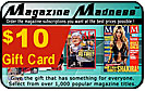 $10.00 Magazine Madness Gift Card