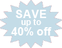 Save up to 40% Off!