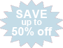 Save Up To 50% Off!